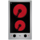 TEKA Encimera modular  VITRO MODULAR EFX 30.1 2H INOX. 40214405, 2 zonas, Negro, Sin zona gigante